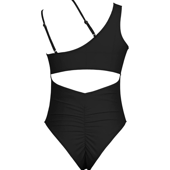 Black Cutout One-Piece Swimsuit β Size L - Picture 6 of 6